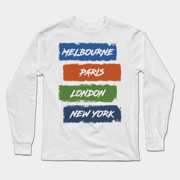 Grand Slam Long Sleeve T-Shirt by slawisa